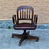 Vintage Wood Office Chairs