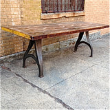 Factory Butcher Block Table