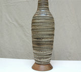 Tall Art Pottery Lamp