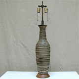 Tall Art Pottery Lamp