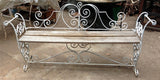 Wrought Iron Bench